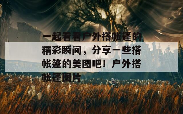 一起看看户外搭帐篷的精彩瞬间，分享一些搭帐篷的美图吧！户外搭帐篷图片
