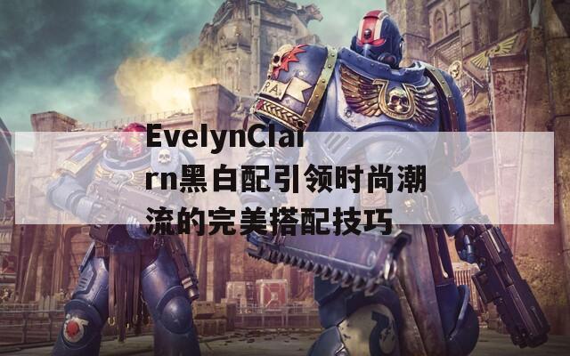 EveIynCIairn黑白配引领时尚潮流的完美搭配技巧