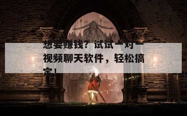 想要赚钱？试试一对一视频聊天软件，轻松搞定！