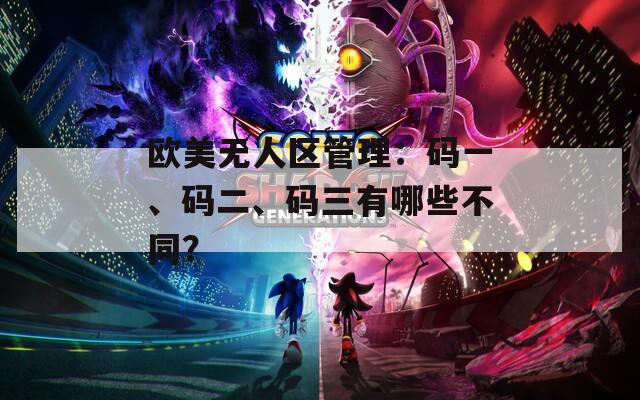 欧美无人区管理：码一、码二、码三有哪些不同？