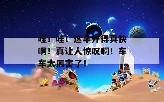 哇！哇！这车开得真快啊！真让人惊叹啊！车车太厉害了！