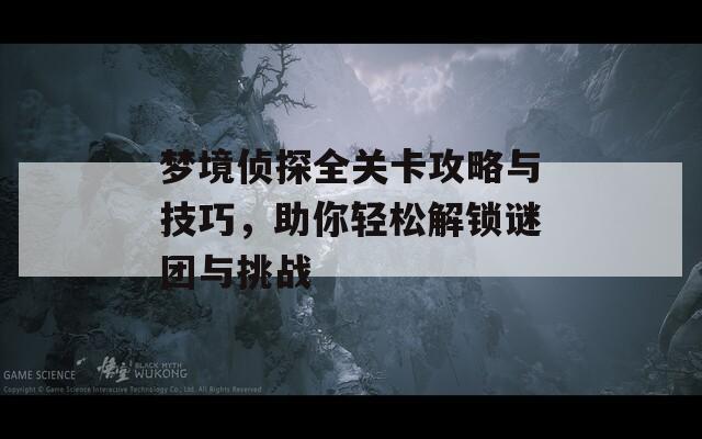 梦境侦探全关卡攻略与技巧，助你轻松解锁谜团与挑战