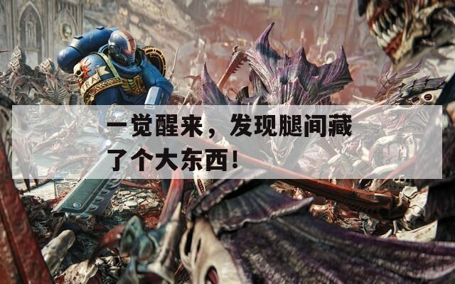 一觉醒来，发现腿间藏了个大东西！