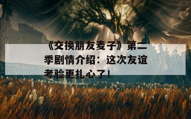 《交换朋友麦子》第二季剧情介绍：这次友谊考验更扎心了！