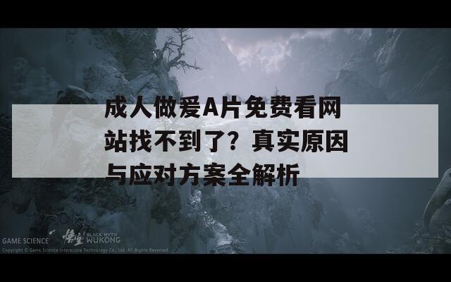 成人做爰A片免费看网站找不到了？真实原因与应对方案全解析