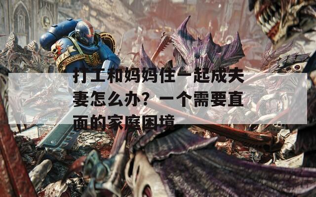 打工和妈妈住一起成夫妻怎么办？一个需要直面的家庭困境