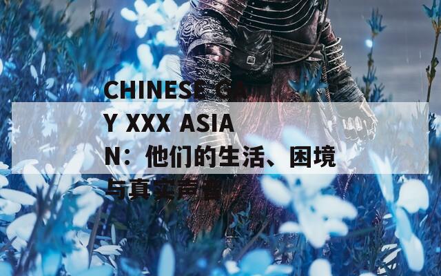 CHINESE GAY XXX ASIAN：他们的生活、困境与真实声音