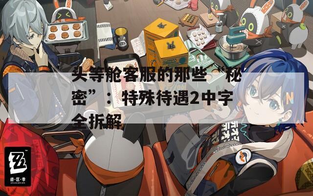 头等舱客服的那些“秘密”：特殊待遇2中字全拆解