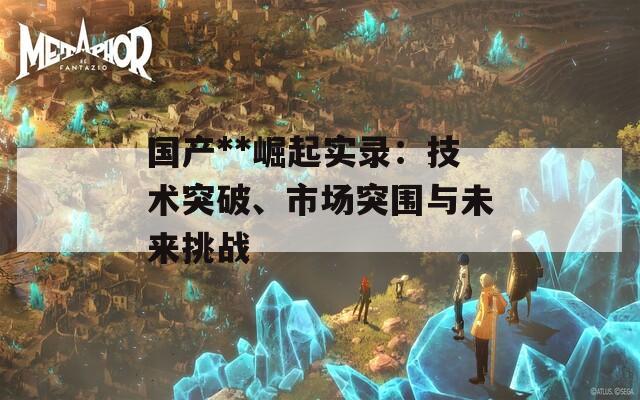 国产**崛起实录：技术突破、市场突围与未来挑战