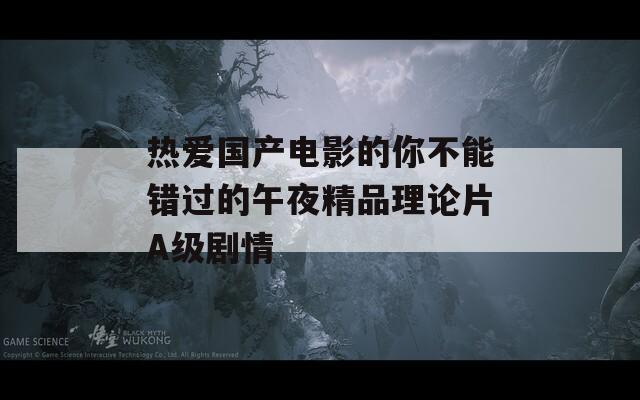 热爱国产电影的你不能错过的午夜精品理论片A级剧情