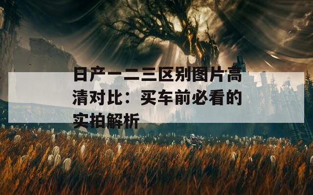 日产一二三区别图片高清对比：买车前必看的实拍解析