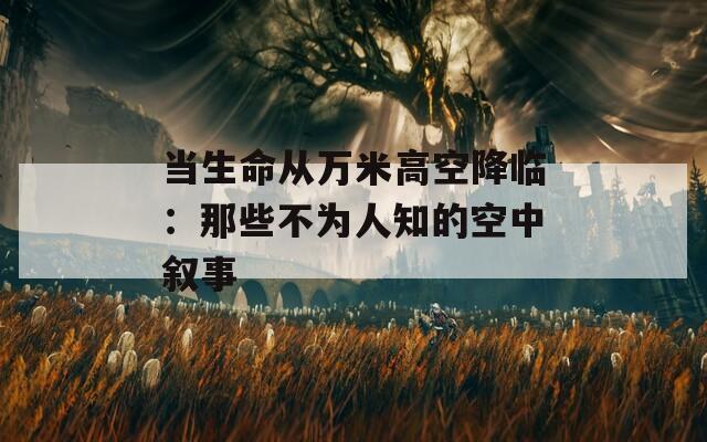 当生命从万米高空降临：那些不为人知的空中叙事