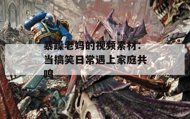 暴躁老妈的视频素材：当搞笑日常遇上家庭共鸣