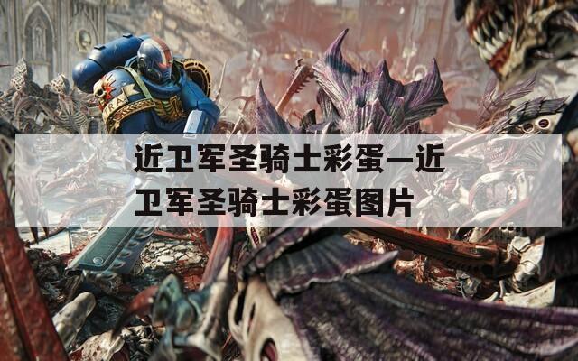 近卫军圣骑士彩蛋—近卫军圣骑士彩蛋图片