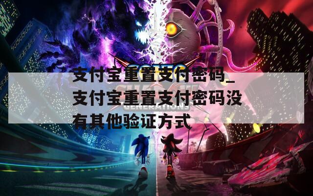 支付宝重置支付密码_支付宝重置支付密码没有其他验证方式