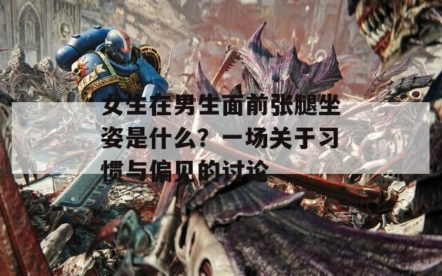 女生在男生面前张腿坐姿是什么？一场关于习惯与偏见的讨论