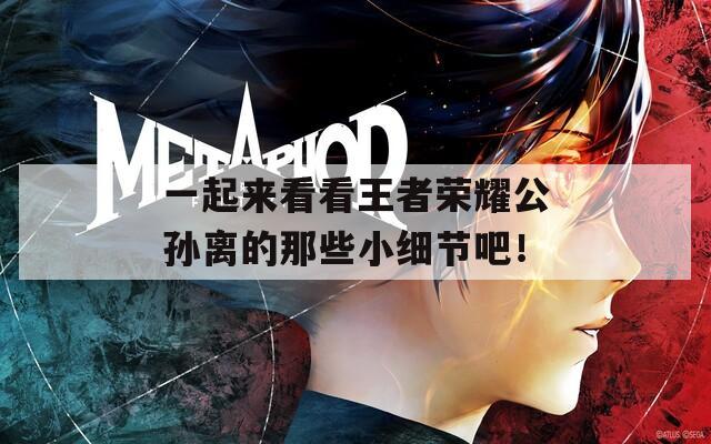 一起来看看王者荣耀公孙离的那些小细节吧！