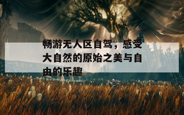 畅游无人区自驾，感受大自然的原始之美与自由的乐趣