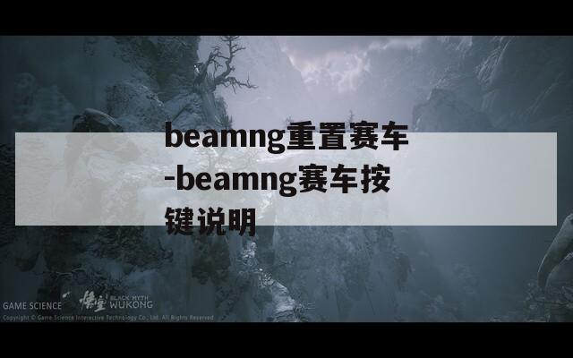 beamng重置赛车-beamng赛车按键说明