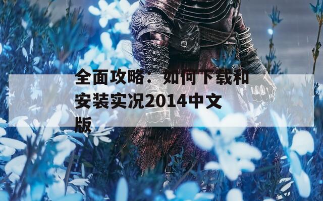 全面攻略：如何下载和安装实况2014中文版