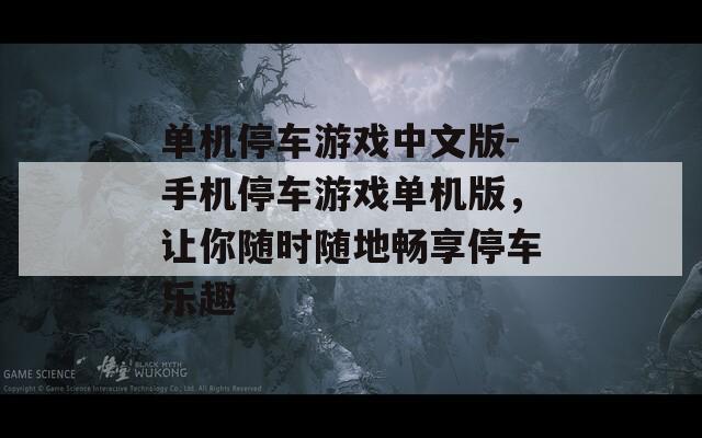 单机停车游戏中文版-手机停车游戏单机版，让你随时随地畅享停车乐趣