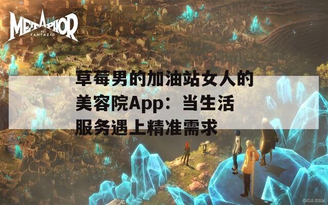 草莓男的加油站女人的美容院App：当生活服务遇上精准需求