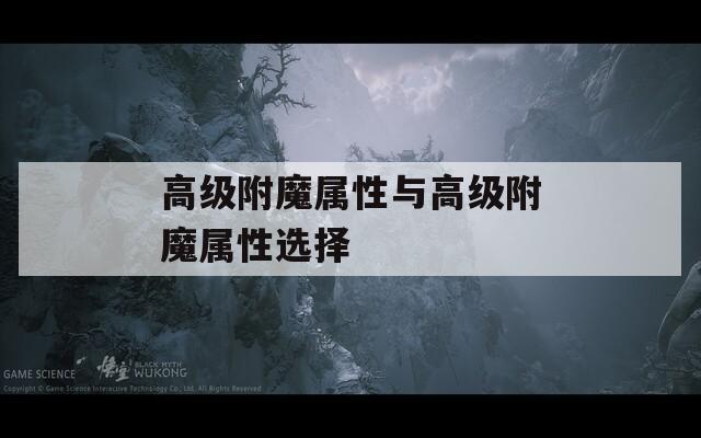 高级附魔属性与高级附魔属性选择
