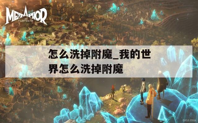 怎么洗掉附魔_我的世界怎么洗掉附魔