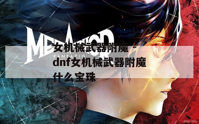 女机械武器附魔 - dnf女机械武器附魔什么宝珠