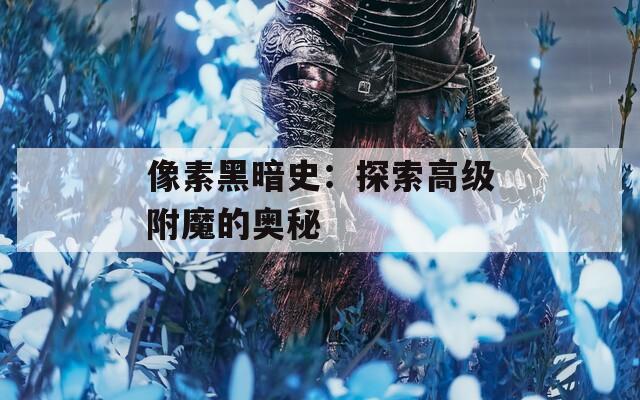 像素黑暗史：探索高级附魔的奥秘