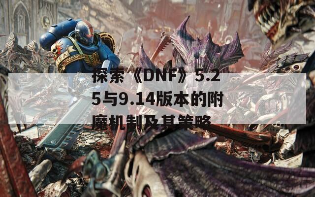 探索《DNF》5.25与9.14版本的附魔机制及其策略