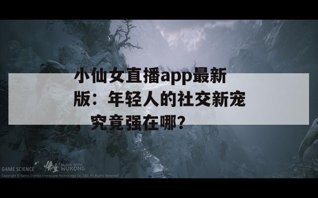 小仙女直播app最新版：年轻人的社交新宠，究竟强在哪？