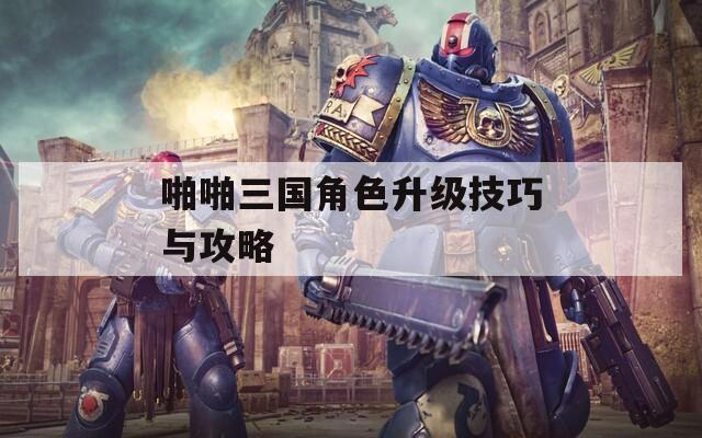 啪啪三国角色升级技巧与攻略